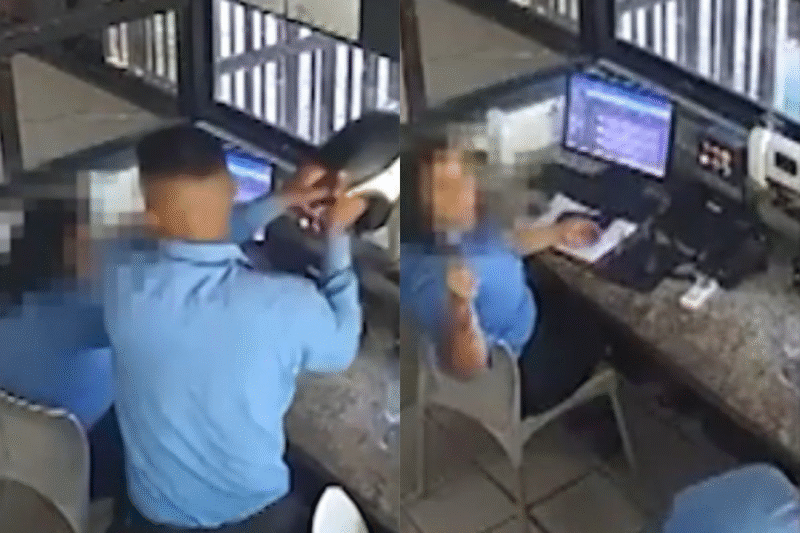 Porteiro que agrediu colega com capacete em condomínio de Salvador (BA) se apresenta à polícia e é liberado