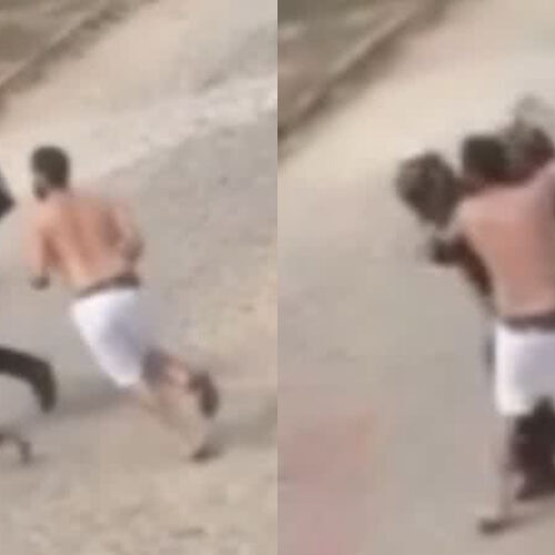 Morador agride motoentregador em frente a condomínio no RN e episódio gera revolta; vídeo registra agressões